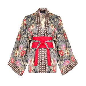 Kimono Robe in Batik Tile - LISA VON TANG
